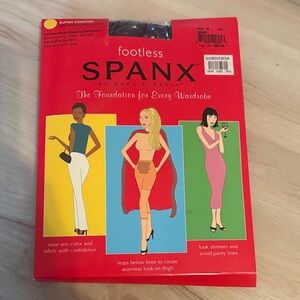 SPANX Footless Body Shaping Pantyhose - Black